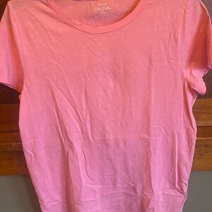 J. Crew Soft Pink Short Sleeve Tee